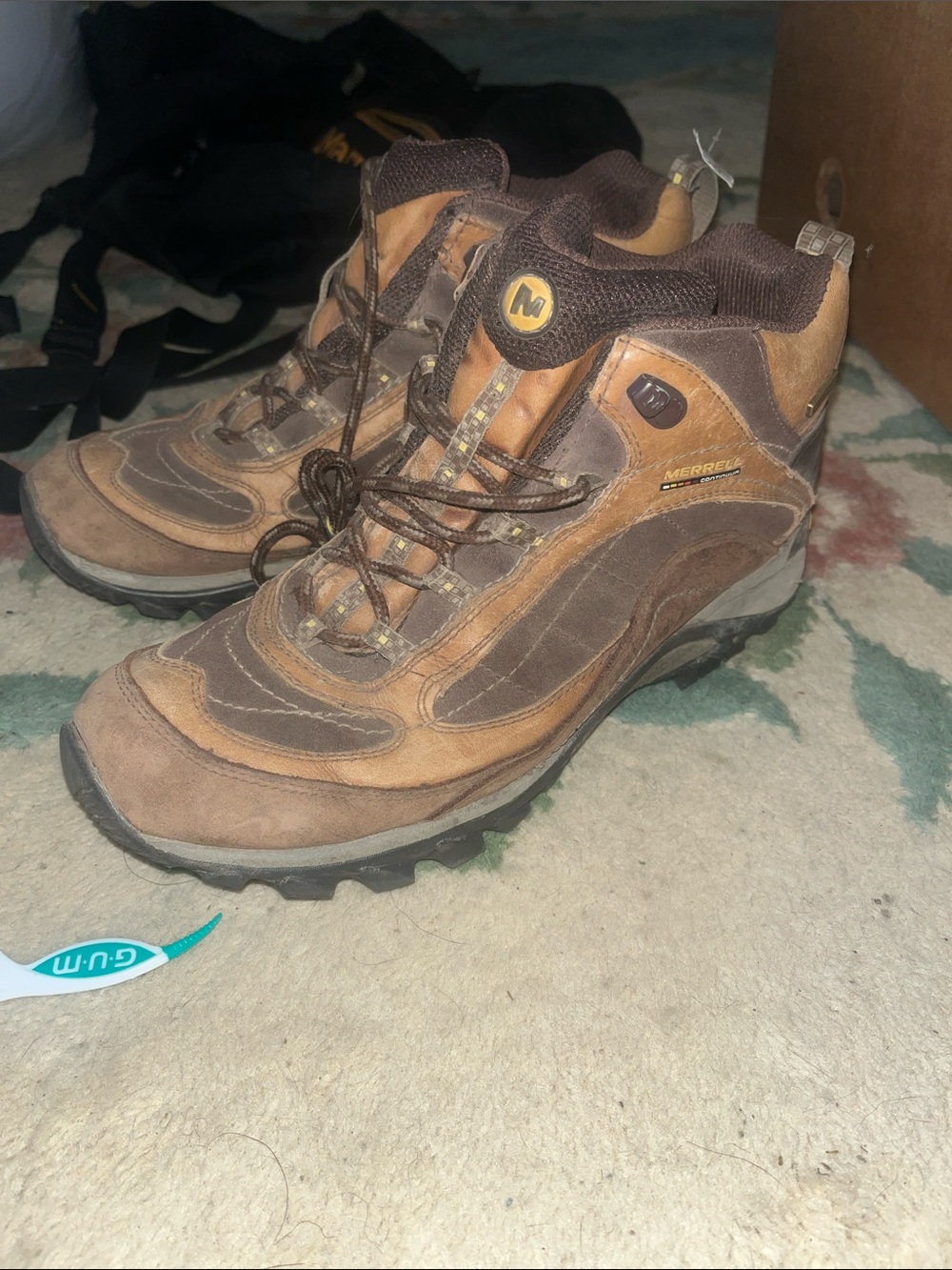 Merrell Men's Brown and Tan Trail Boots